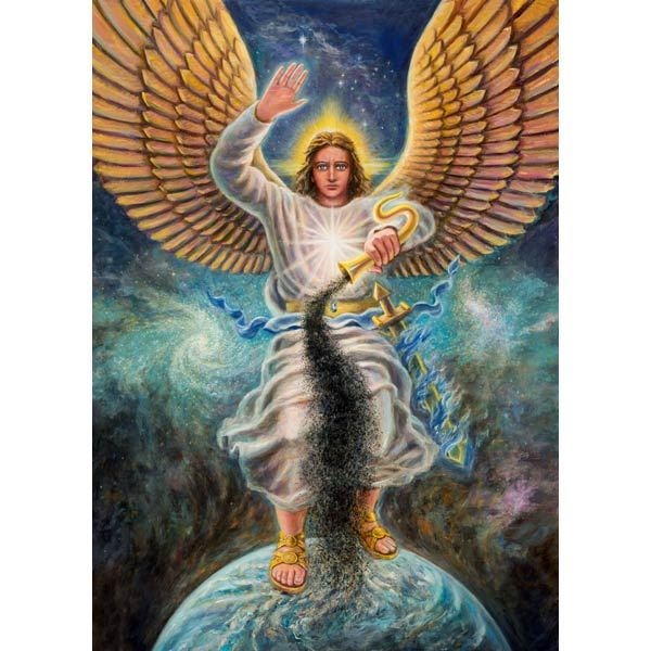 Archangel Michael - Vials Seven Last Plagues 5 x 7