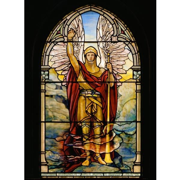 Archangel Gabriel stained glass window