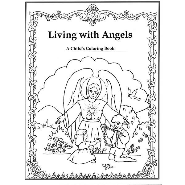 Living with Angels, childrens coloring book