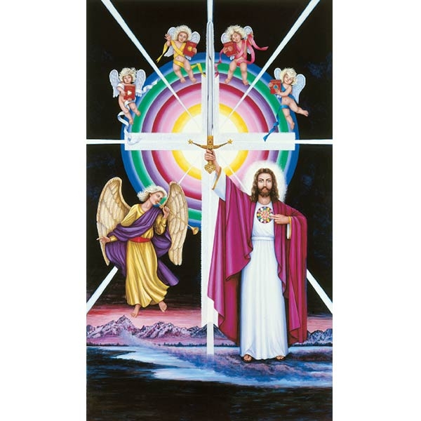 Picture of Jesus with the Sword - 5.5 x 8.5 print