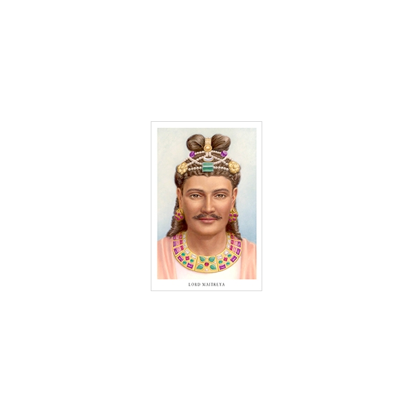 Picture of Maitreya, Lord (laminated) in color wallet card