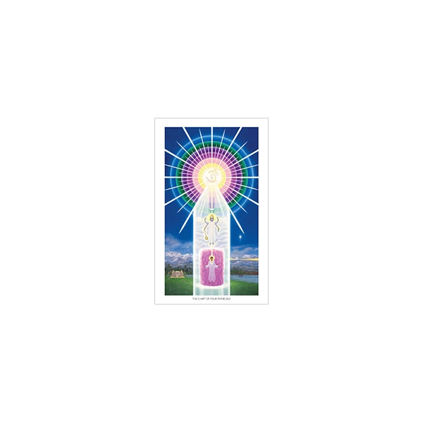 Picture of Hindu Chart of Divine Self-10 pack (Unlaminated) wallet card
