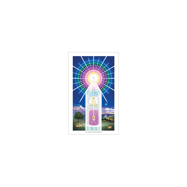 Picture of Buddhist Chart of Divine Self-(unlaminate) Wallet Card(10pk)