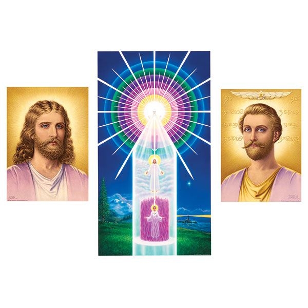 Altar Images - Chart of the Presence, Saint Germain and Jesus Christ
