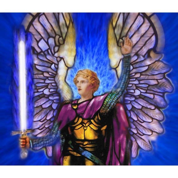 Archangel Michael with Flaming Sword image