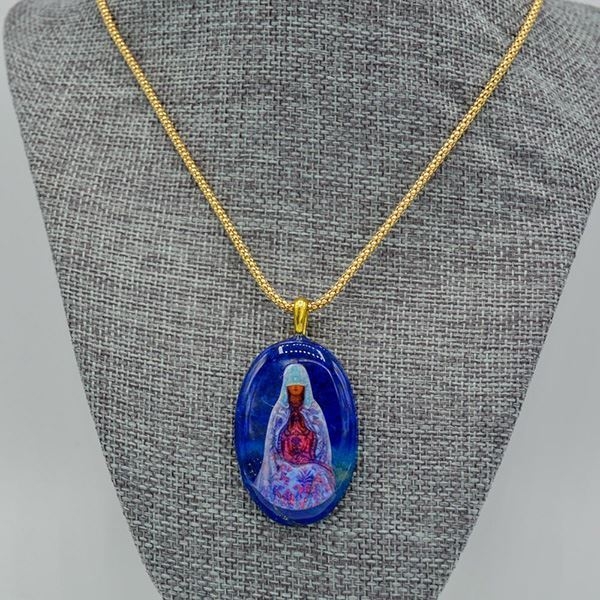 Picture of Mother of the World Lapis Pendant w/chain