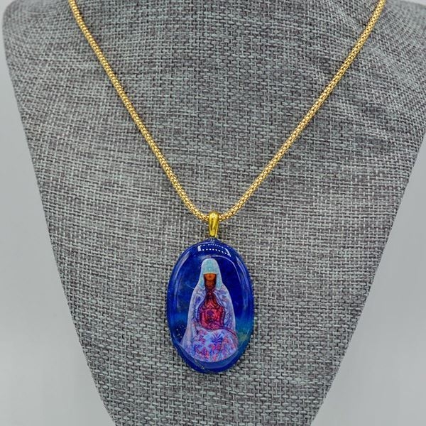 Picture of Mother of the World Lapis Pendant 