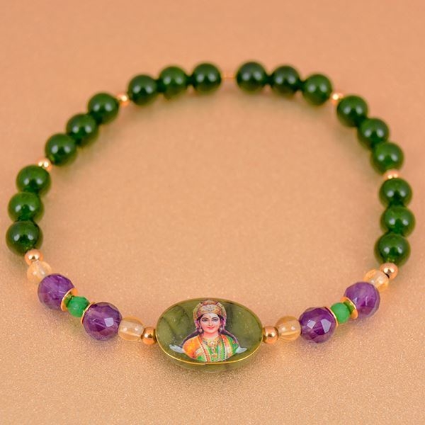 Picture of Lakshmi Bracelet w/ jade and emerald