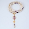 Picture of Krishna Mala with Pearls and Amethyst