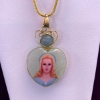 Picture of Diamond Heart of Mary Pendant