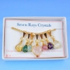 Picture of Seven Rays Crystal Pendants set
