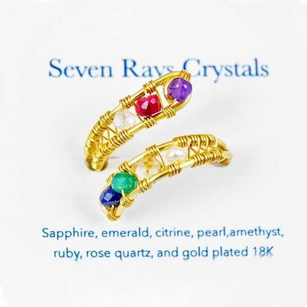 Picture of Seven Rays Crystal Ring