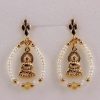 Picture of Three Jewels of the Buddha Earrings