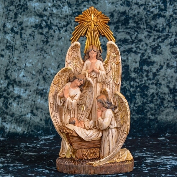 Picture of Angels in Adoration, Nativity Statue