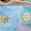 Picture of Buddhist Wheel Earrings