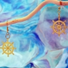 Picture of Buddhist Wheel Earrings