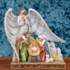 Picture of Nativity Scene with Angel Figurine, 8"X10"