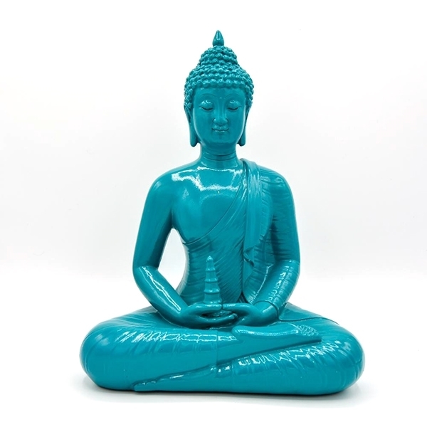 Picture of Buddha Sitting - Turquoise