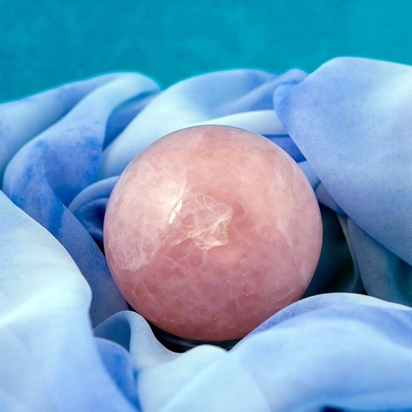 Picture of Rose Quartz Sphere Medium
