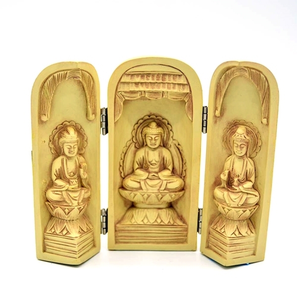 Picture of Triptych Buddhist Altar