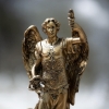 Picture of Archangel Uriel Golden/Bronze 8.5" Statue