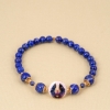 Picture of Archangel Michael Lapis Lazuli Bracelet, w/Pearl