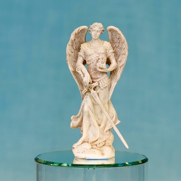 Picture of Archangel Zadkiel Ivory Resin Statue