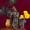 Picture of Krishna Bronze Resin Statue