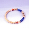Picture of Blue & Light Beads with Buddha Bracelet