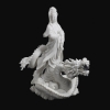 Picture of Kuan Yin on Dragon Bonded Marble w/ Crystal ball