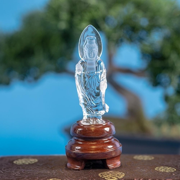 Kuan Yin Quartz Crystal CarvingThe Summit Lighthouse Spiritual Store