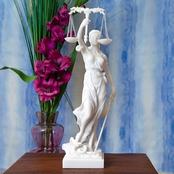 Picture of Lady Justice w/ Balance Scales