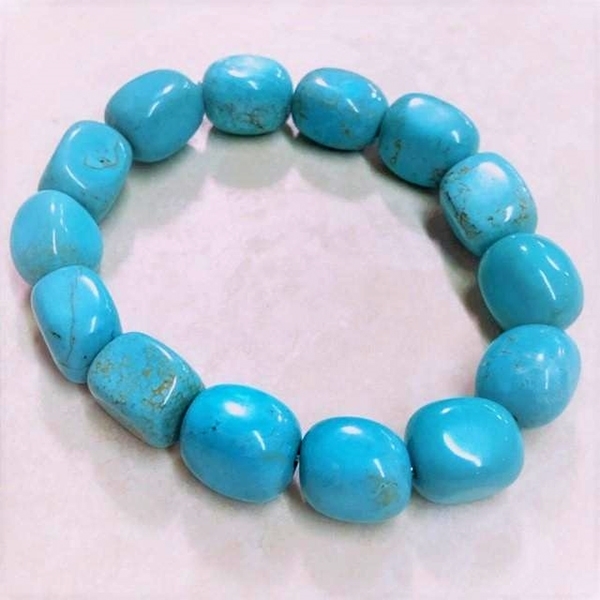 Picture of Turquoise Large Bead Bracelet