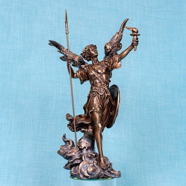 Picture of Archangel Uriel Bronze Resin 14"