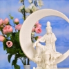 Picture of Kuan Yin on Crescent Moon (Water & Moon)