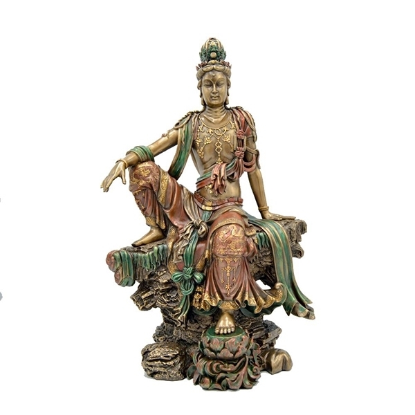 Picture of Kuan Yin Bronze Colored Water/Moon