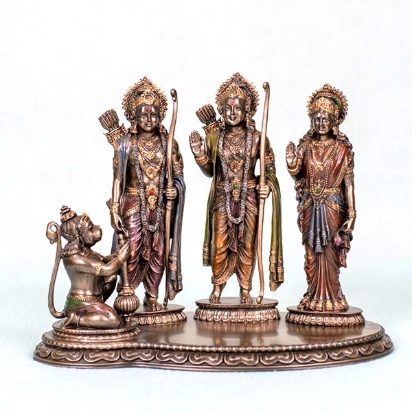 Picture of Rama Sita Laksmana Hanuman-7.5" tall