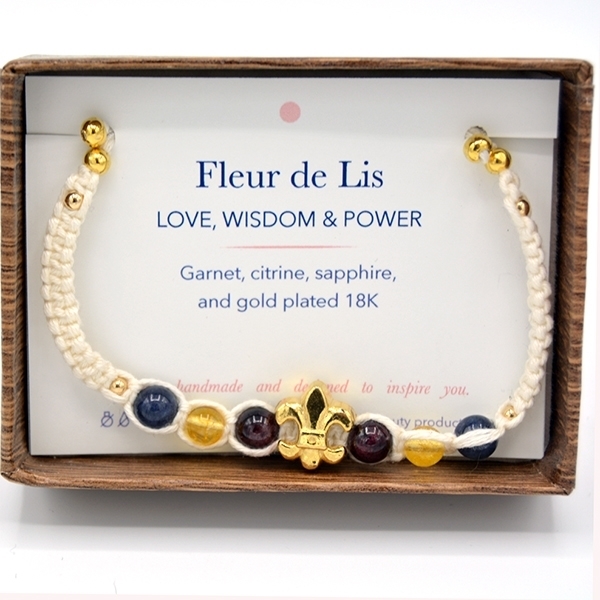 Picture of Fleur de Lis Adjustable Bracelet