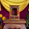 Picture of Tibetan Altar: Wood, Hand Painted 8.5 x 7 inches