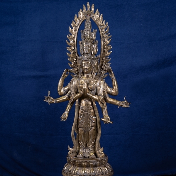 Picture of Chenrezig, Brass, 3.5 feet tall