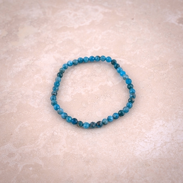 Picture of Apatite Bracelet Faceted-beautiful blues