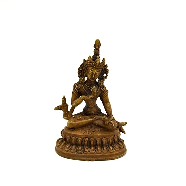 Picture of Vajrasattva Brass Statue, 4.25"