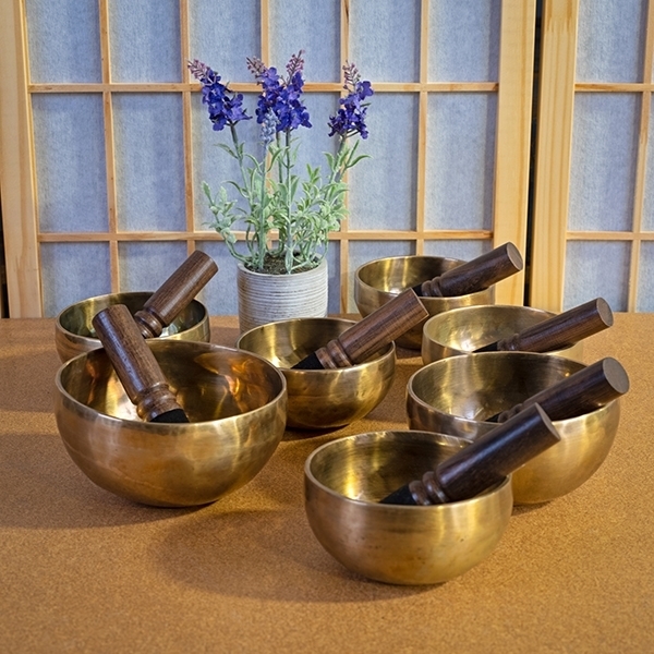 Picture of Singing Bowls, for Seven Chakras 4.25" to 5.25"