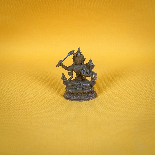 Picture of Manjushrii, small brass 2.25"