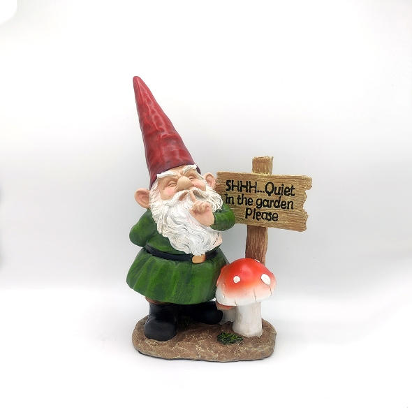 Picture of SHH-Quiet Gnome 12" x 8" x 5"