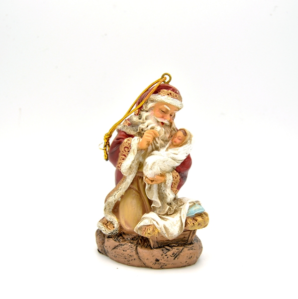 Picture of Adoring Santa Ornament