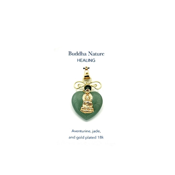 Picture of Buddha Heart Jade Pendant