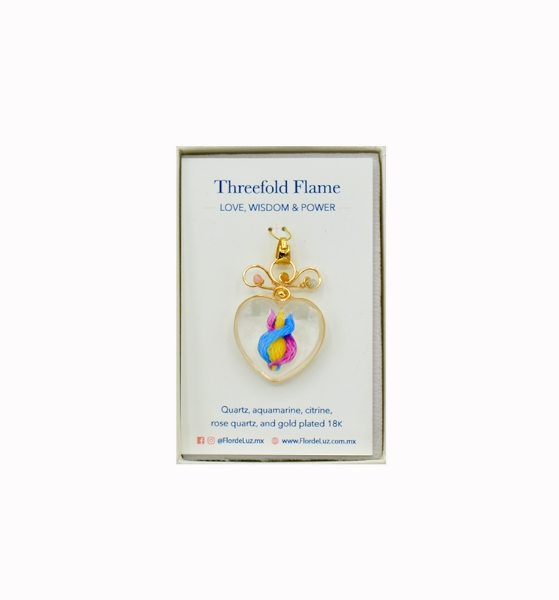Picture of Threefold Flame Heart Pendant