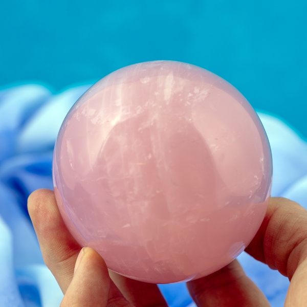 Picture of Rose Quartz Sphere, Large 3"