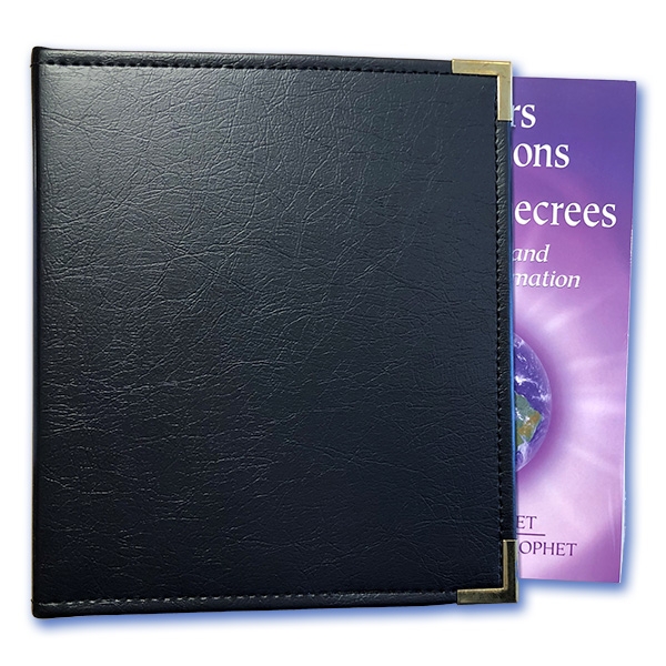 Decree Book and Faux Leather Binder